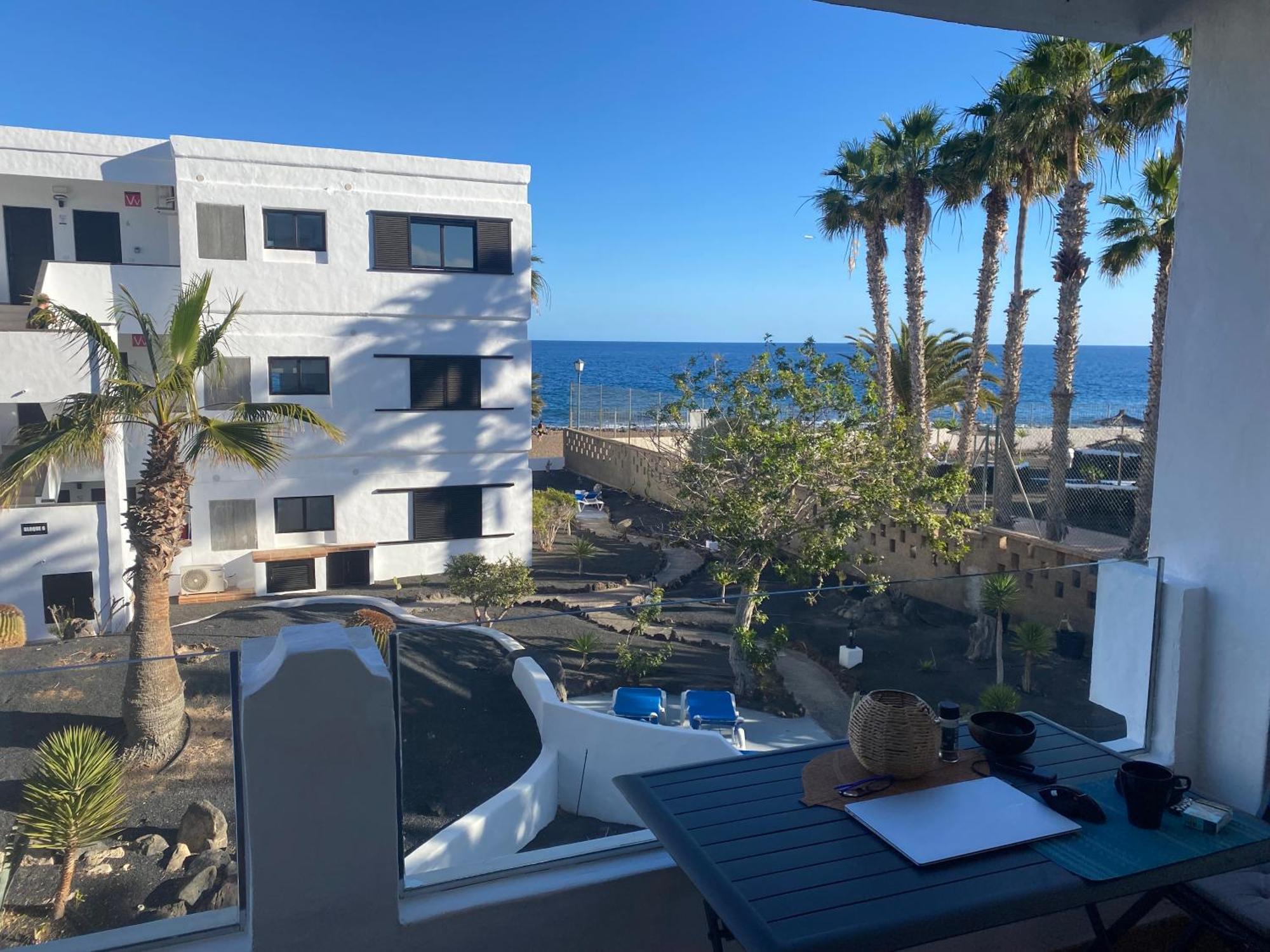 Strandapartment Costa Luz-Ozean View Tías Eksteriør bilde